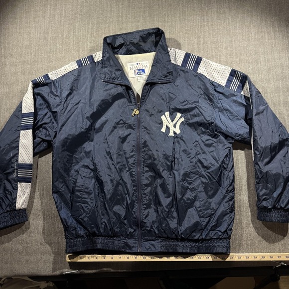 Pro Player Other - Vintage New York Yankees Jacket Mens Large Blue MLB Baseball Pro Player 90s